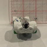 White Retro Active ©2010 Hot Wheels Diecast Car BH