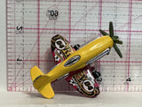 Yellow #04 HWDDVL Plane L26 Hot Wheels Diecast Car