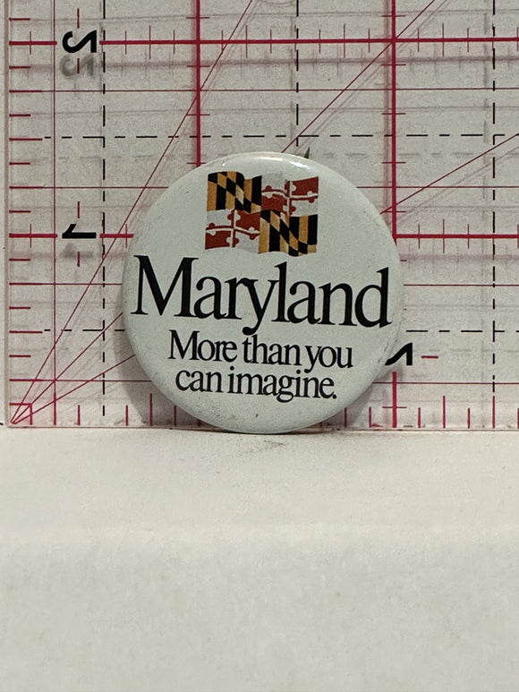 Maryland More than you can inagine Button Pinback