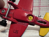 Yellow #04 HWDDVL Plane L26 Hot Wheels Diecast Car
