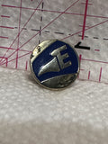 E Flag Logo  Lapel Pin