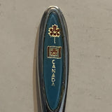 Wainwright Alberta Canada Flag Maple Leaf Collectable Souvenir Spoon BV