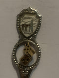 Virginia City Nevada Dice Souvenir Spoon