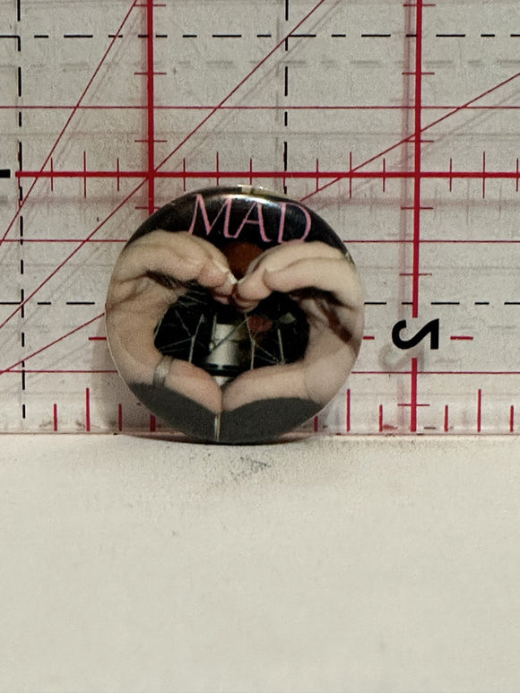 Mad Music Band Button Pinback