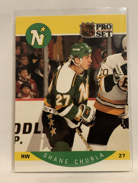 #135 Shane Churla Minnesota North Stars 1990-91 Pro Set Hockey Card