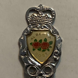 Kananaskis Country Albrta Rose Collectable Souvenir Spoon BV