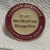 Fort McMurray Ringette North American Construction Group  Lapel Pin