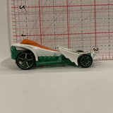 White Praying Mence Hot Wheels Diecast Car BJ