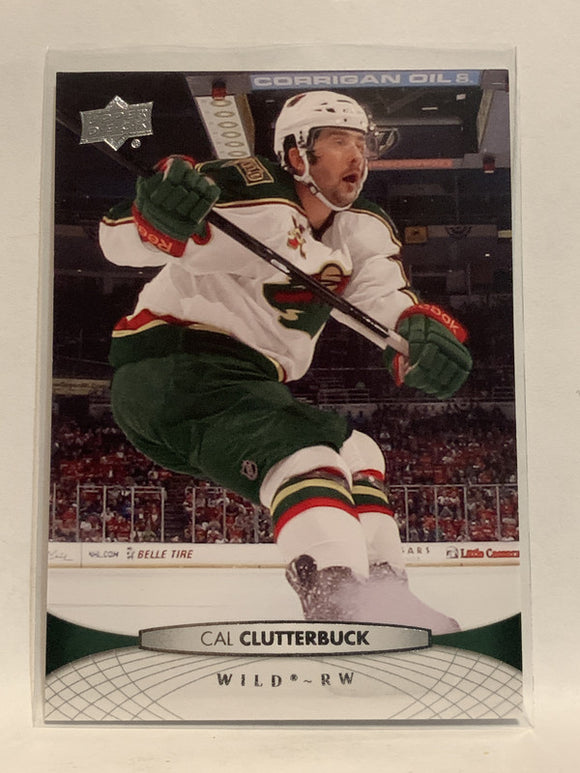 #107 Cal Clutterbuck Minnesota Wild 2011-12 Upper Deck Series One Hockey Card