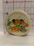 fa-la-la-la-la-la-la-la-la Singing kittens and Puppy Carols Button Pinback