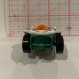 White Praying Mence Hot Wheels Diecast Car BJ