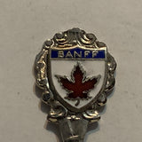 Banff Maple Leaf Canada Collectable Souvenir Spoon BW