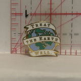 Treat The Earth Well Lapel Hat Pin