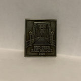 Red Deer Rail Bridge 1907 Alberta Lapel Hat Pin