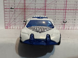White Police T9685 2010 Hot Wheels Diecast Car