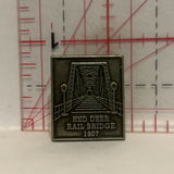 Red Deer Rail Bridge 1907 Alberta Lapel Hat Pin