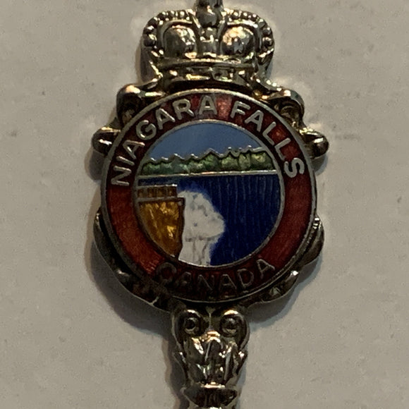 Niagara Falls Canada Collectable Souvenir Spoon BW