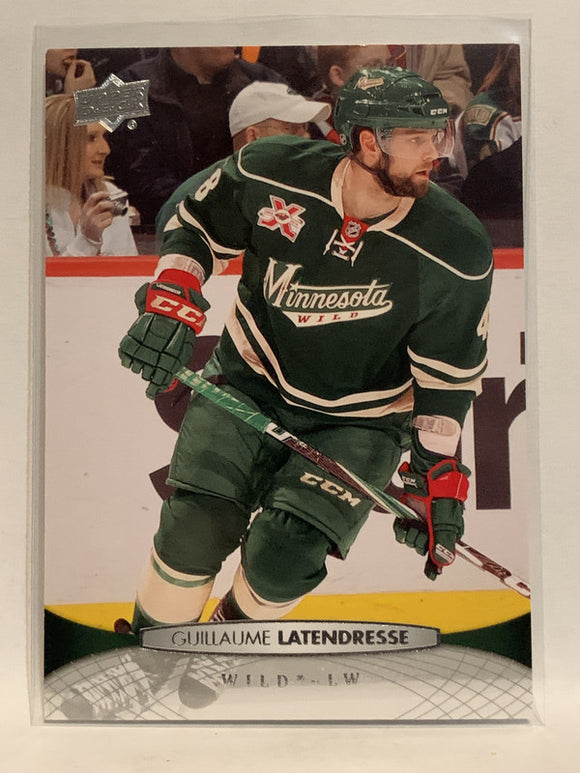 #110 Guillaume Latendresse Minnesota Wild 2011-12 Upper Deck Series One Hockey Card