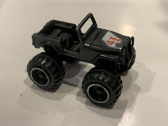 Black 4x4 Jeep Lifted Toy Car Vehicle
