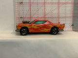 Red Flames Racer  Unbranded Loose Diecast Car 1/64 IB
