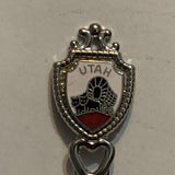 Utah Wagon Train Collectable Souvenir Spoon BW