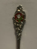 White Tulip Flower Souvenir Spoon
