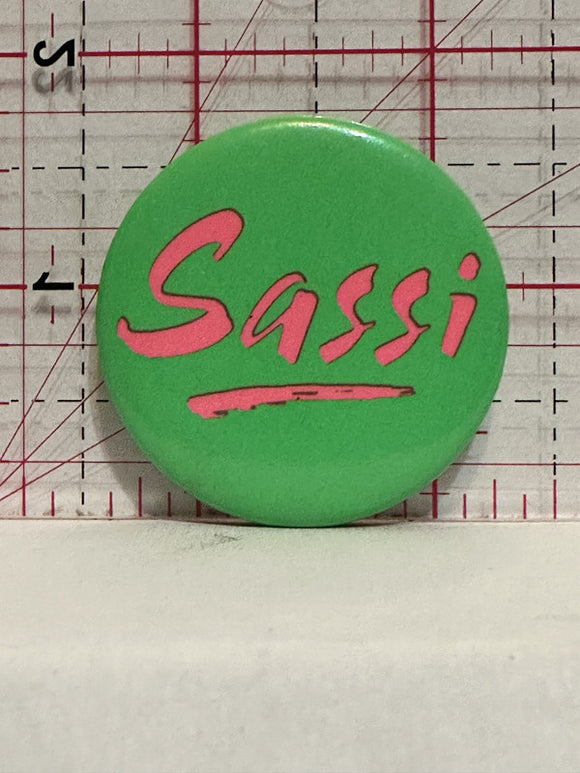 Sassi Button Pinback