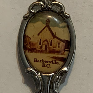Barkerville British Columbia Collectable Souvenir Spoon BW