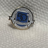 Alberta Treasury Branches 50th 1938 1988  Lapel Pin