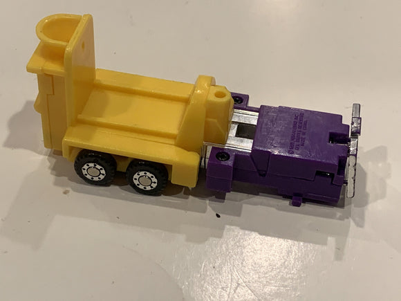 Yellow Purple Transformer Toy Car Vehicle