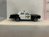 Black White Police Highway Patrol Chevrolet Impala  Majorette Loose Diecast Car 1/69 IC