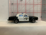Black White Police Highway Patrol Chevrolet Impala  Majorette Loose Diecast Car 1/69 IC