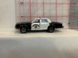 Black White Police Highway Patrol Chevrolet Impala  Majorette Loose Diecast Car 1/69 IC