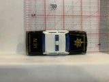 Black White Police Highway Patrol Chevrolet Impala  Majorette Loose Diecast Car 1/69 IC