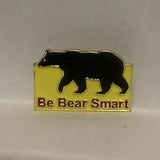Be Bear Smart Lapel Hat Pin