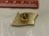 Eagle on USA American Flag Lapel Hat Pin