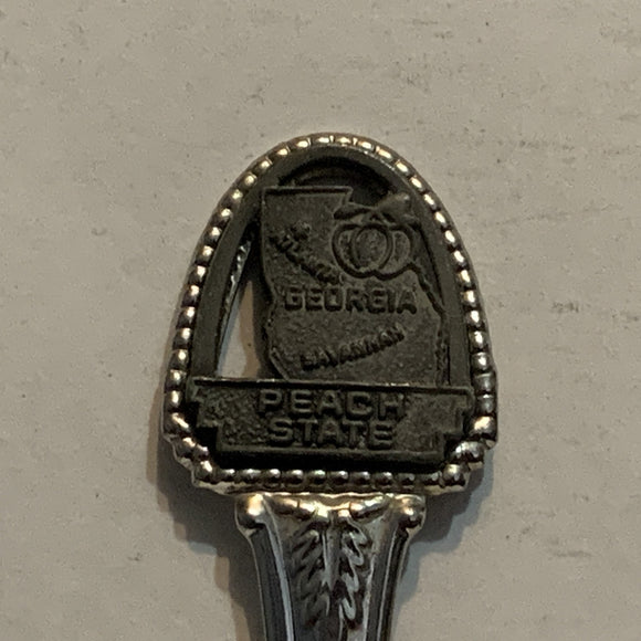 Georgia Peach State Collectable Souvenir Spoon BW