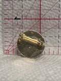Fleur Di Le Green Leaf  Lapel Pin