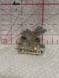 Manitoba Crocus Flower  Lapel Pin