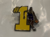 #1 Basketball Player Lapel Hat Pin