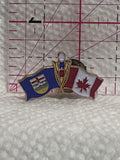 Alberta Canada Friendship Flags  Lapel Pin