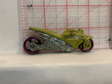 Green Motorcycle Hot Wheels Loose Diecast Car 1/64 IC
