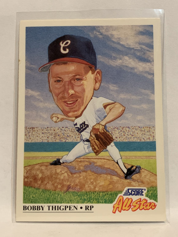 #401 Bobby Thigpen Chicago White Sox 1990 Score Baseball Card