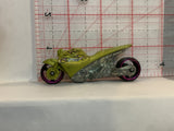 Green Motorcycle Hot Wheels Loose Diecast Car 1/64 IC