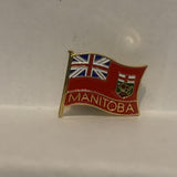 Manitoba Provincial Flag Lapel Hat Pin