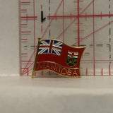 Manitoba Provincial Flag Lapel Hat Pin