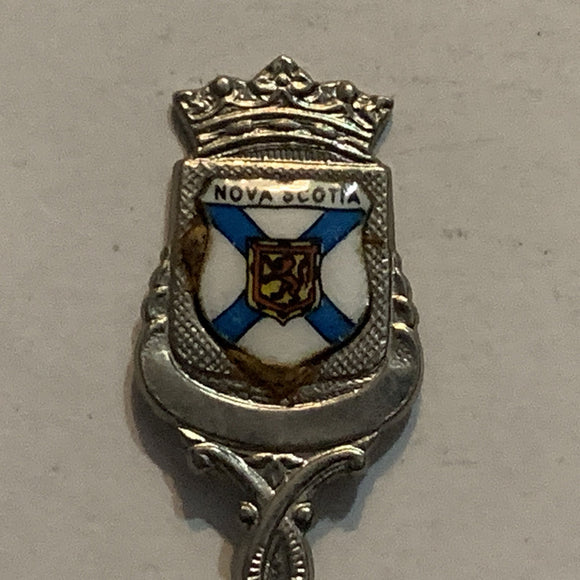 Nova Scotia Crest Emblem Collectable Souvenir Spoon BW