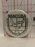 Manitoba Poultry Breeders & Pet Stock Association Button Pinback