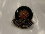 Camrose Alberta Wild Rose Flower Lapel Hat Pin