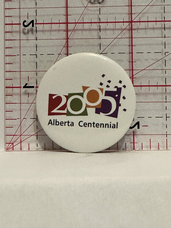 2005 Alberta Centennial Button Pinback